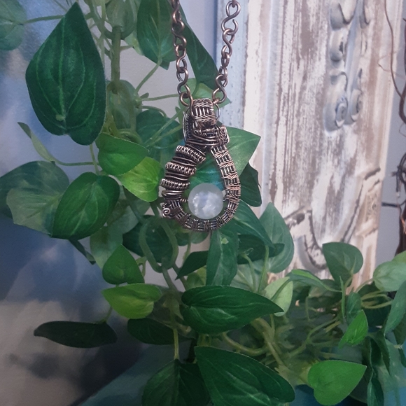 Handcrafted Cracked Quartz Necklace OOAK - Picture 13 of 13